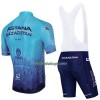 Fietskleding (Fietsshirt + Korte Koersbroek) 2023 Astana Qazaqstan - Blauw